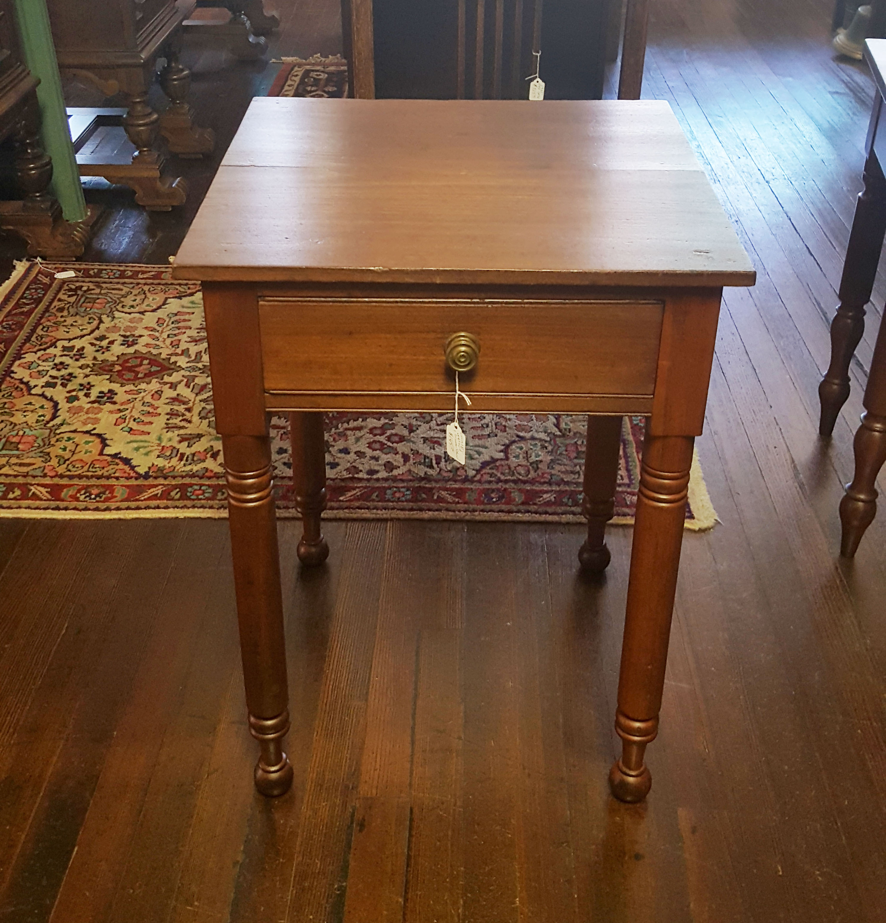 WALNUT ONE DRAWER STAND