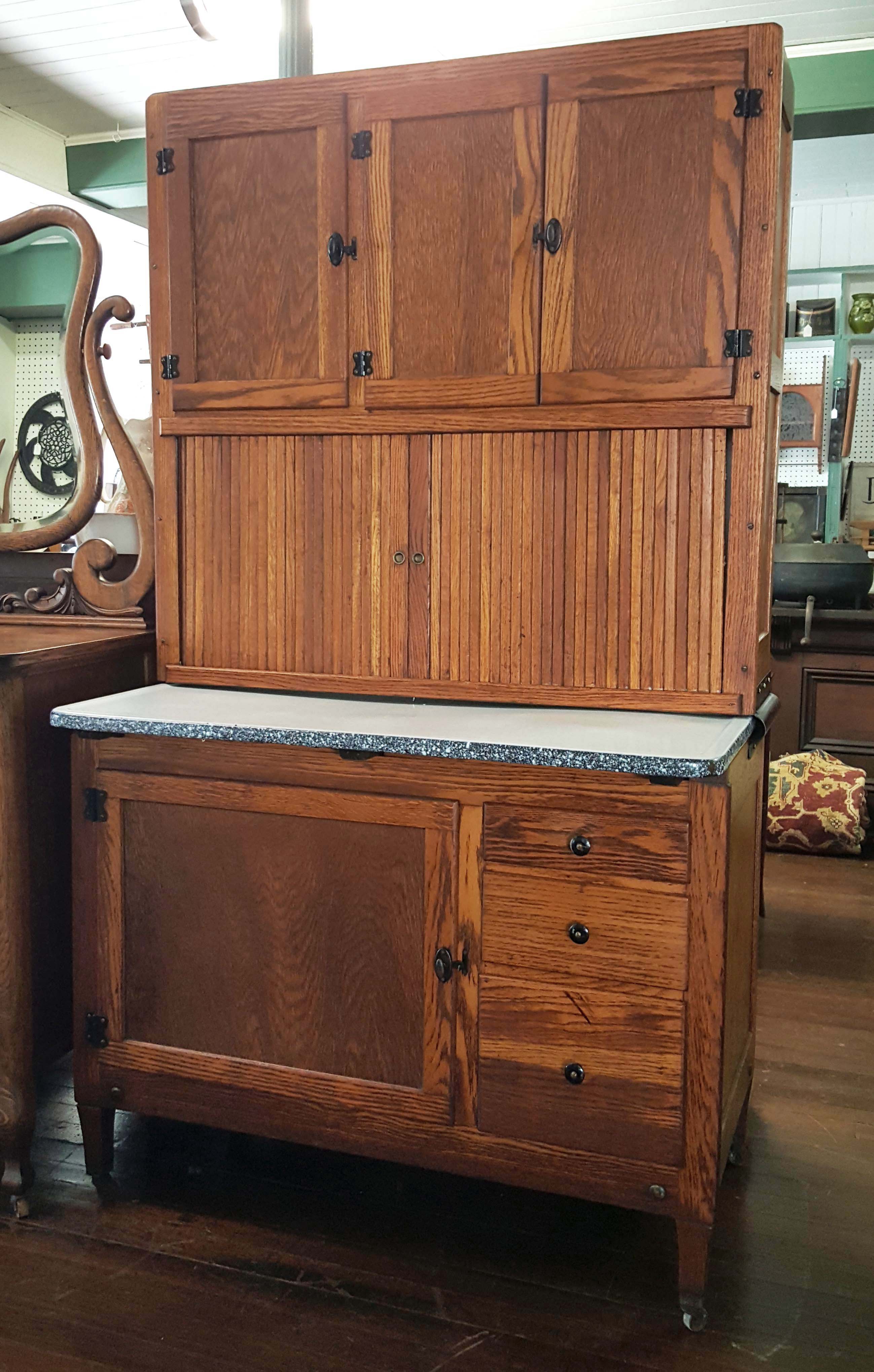 OAK HOOSIER CABINET