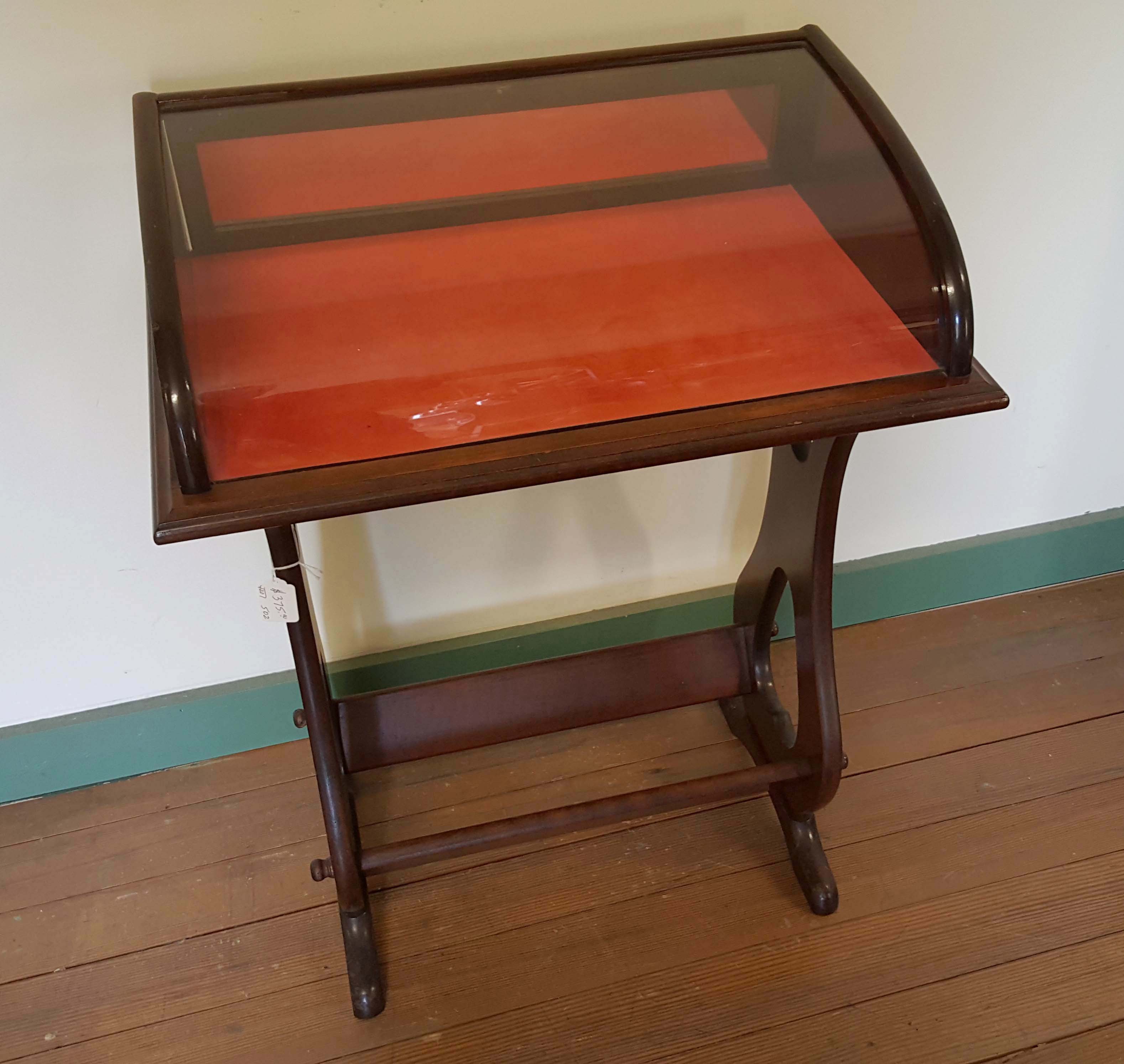 MAHOGANY DISPLAY STAND