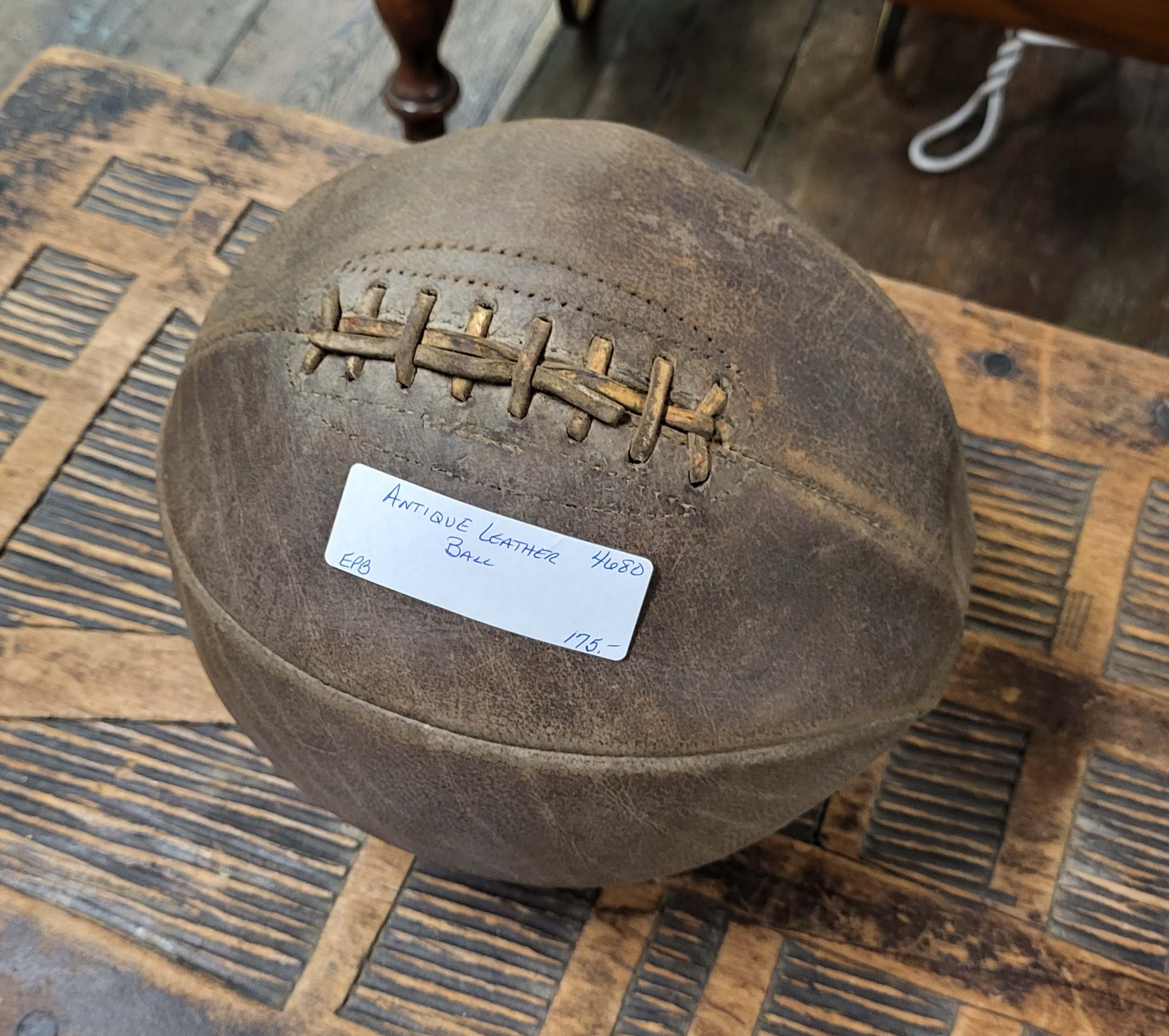 ANTIQUE LEATHER BALLS