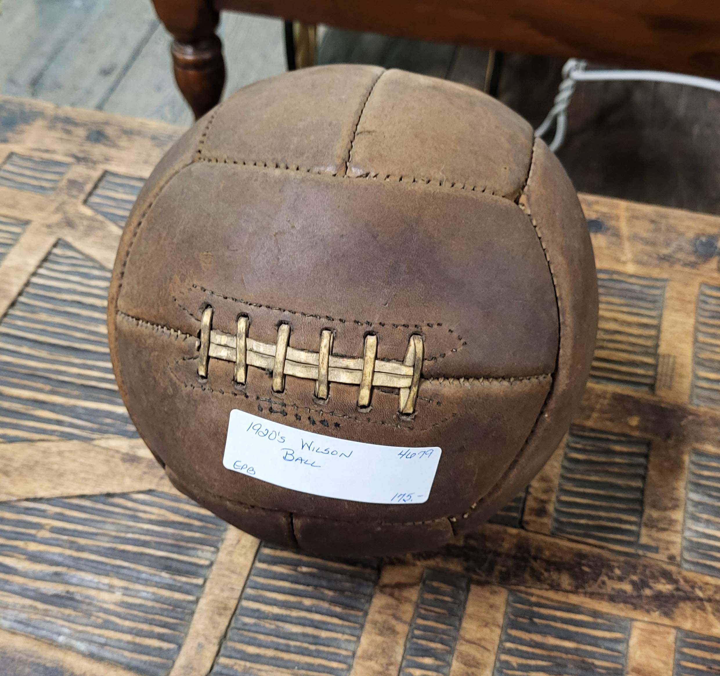 ANTIQUE LEATHER BALLS