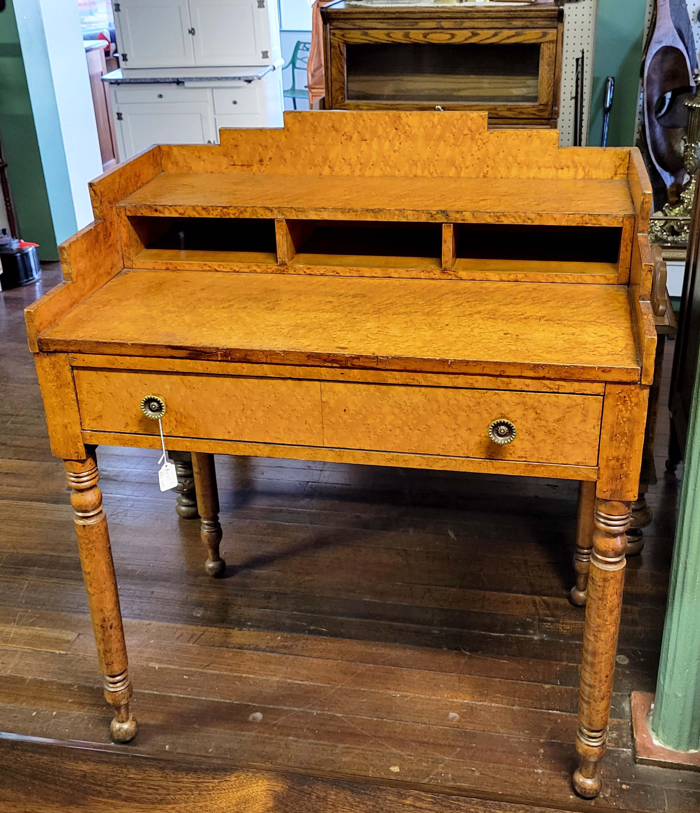 BIRDSEYE MAPLE DESK