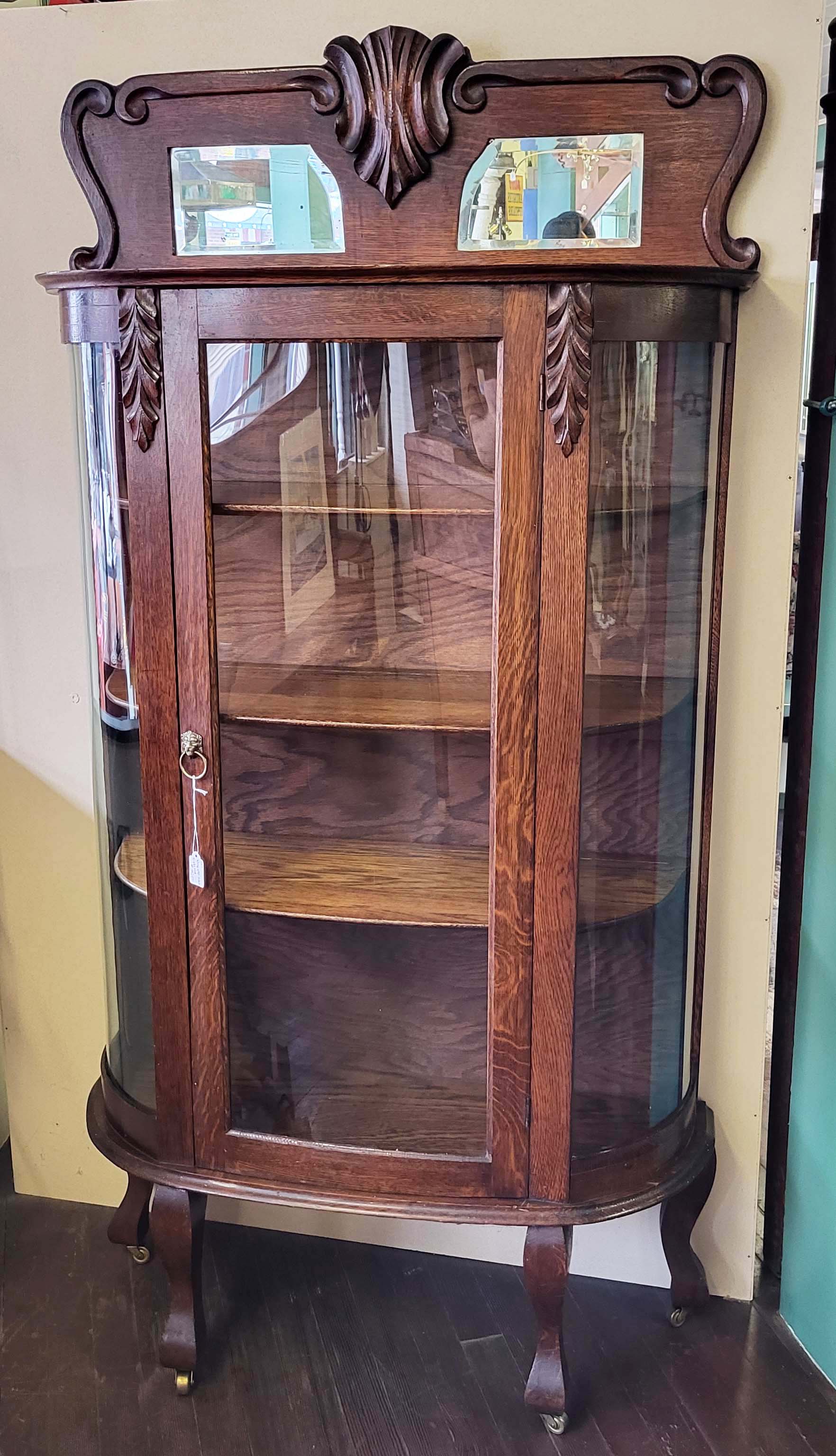 OAK CHINA CABINET