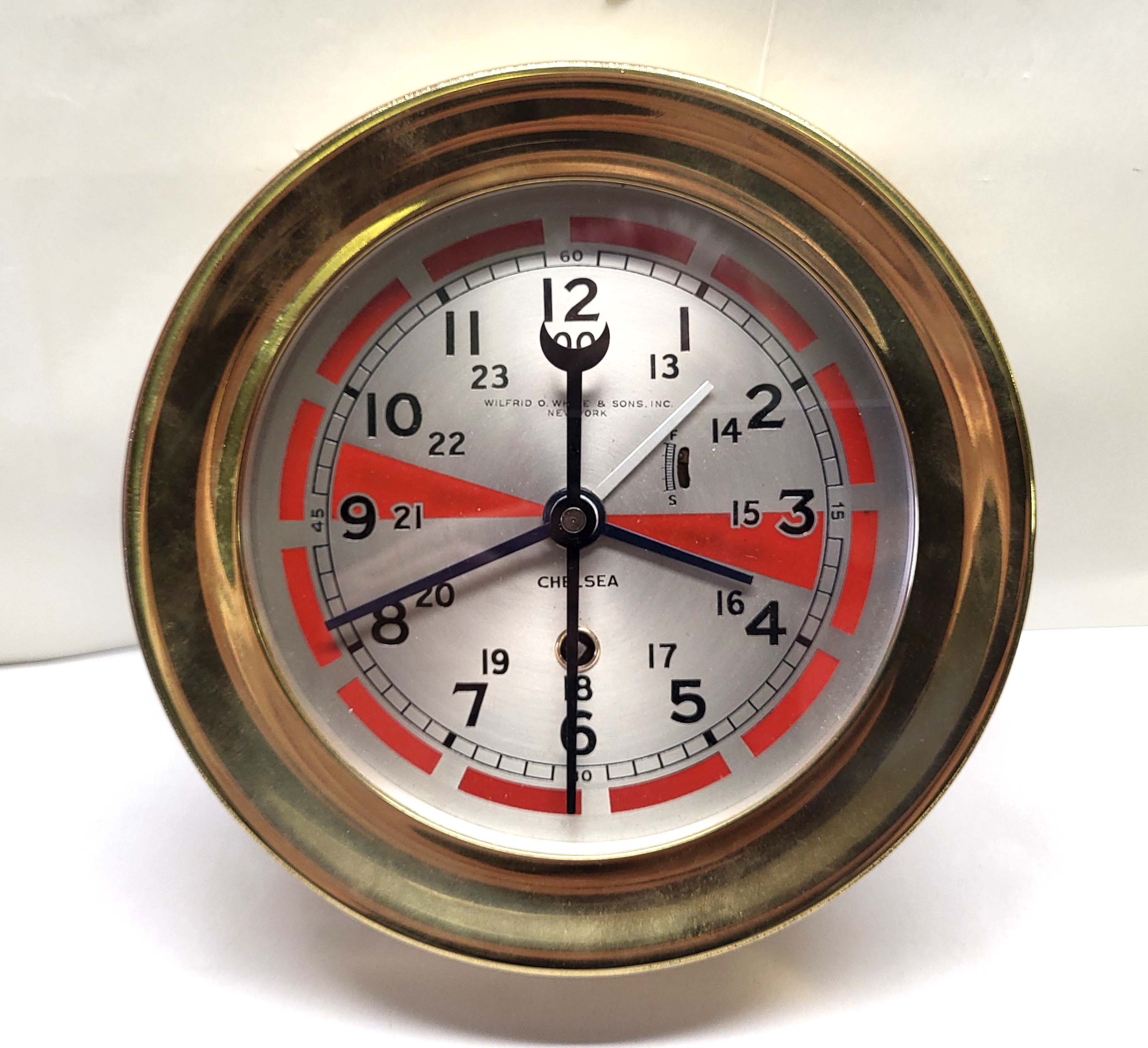 CHELSEA US NAVY RADIO ROOM CLOCK