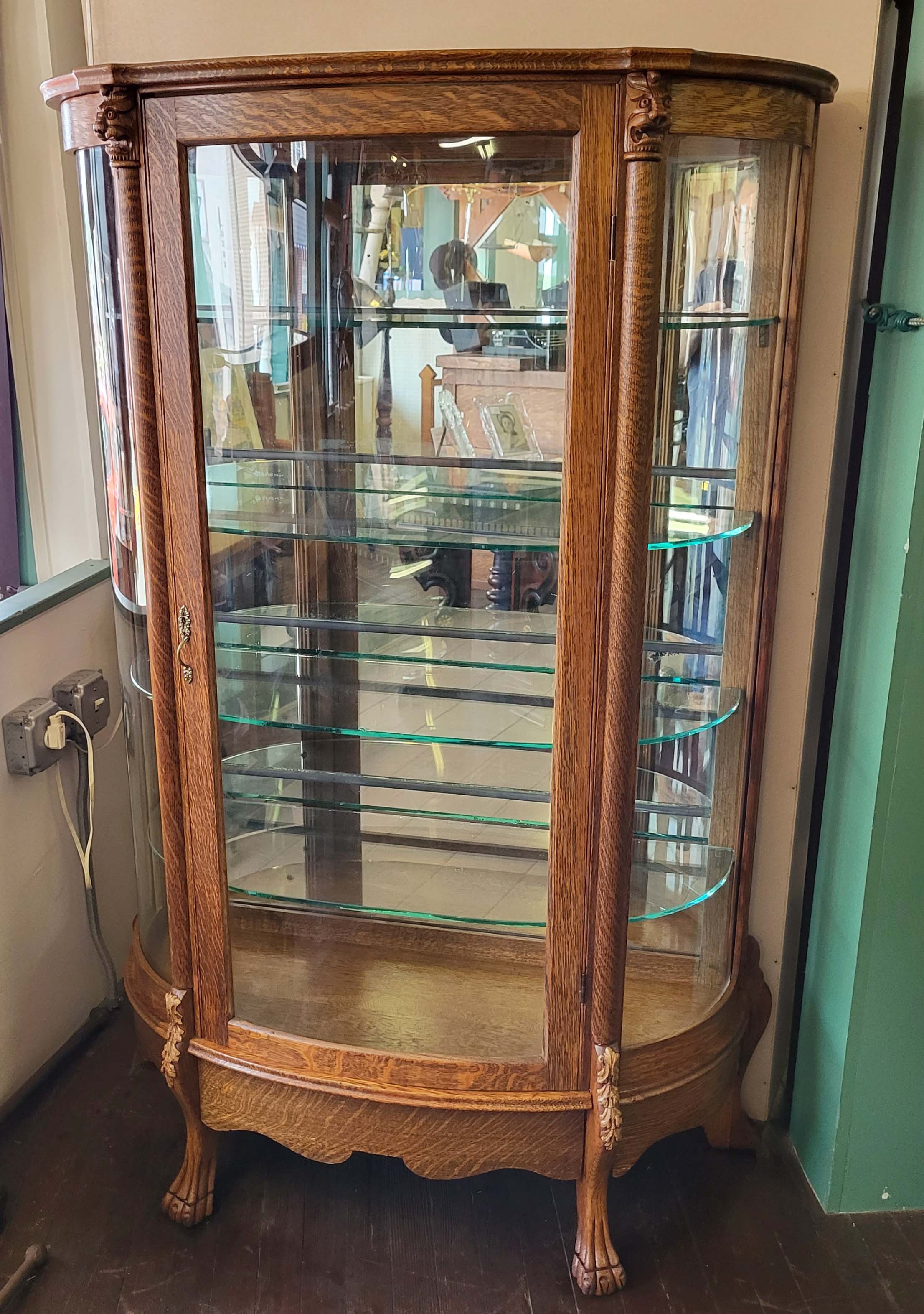 ROUND OAK CHINA CABINET